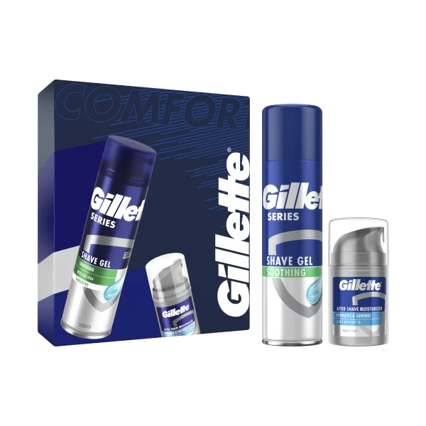 Gillette Comfort poklon paket pjena za brijanje + balzam poslije brijanja