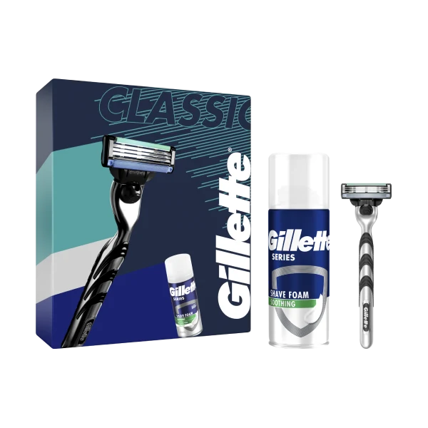 Gillette poklon paket Mach3 start brijač + pjena za brijanje