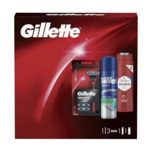Poklon paket Brijač Mach3 Start + Gel Gillette Series + Gel Za Tuširanje Old Spice
