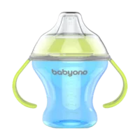 BabyOno neprolijevajuća čaša Natural 180 ml plava