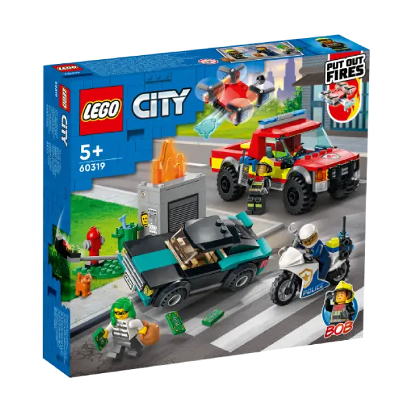 Lego® City vatrogasna akcija i policijska potjera