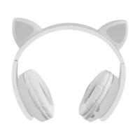 Malatec bijele bežične slušalice s mačjim ušima 1