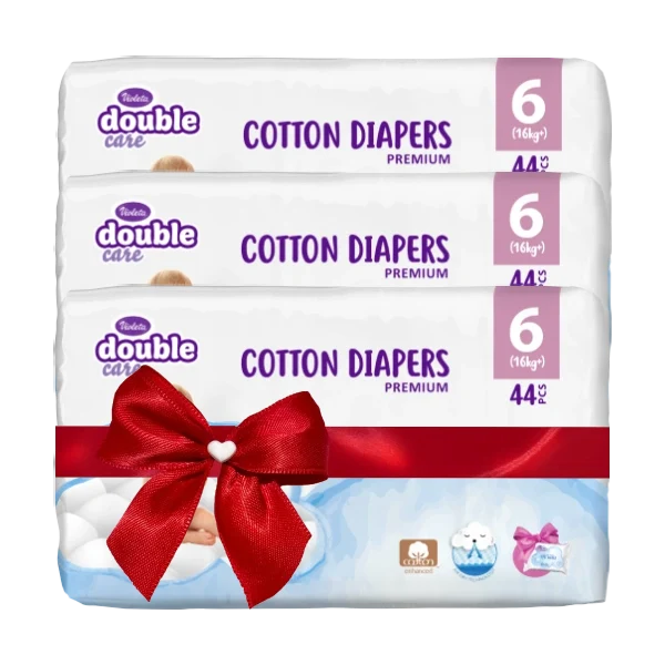 Violeta Air Dry Cotton Touch pelene Junior plus 16+ kg, 44 kom – mjesečno pakiranje