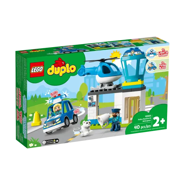 Lego® Duplo® policijska postaja i helikopter
