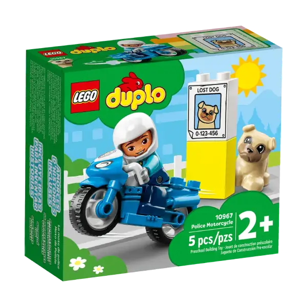 Lego® Duplo® policijski motocikl