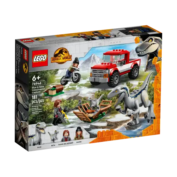 Lego® Jurassic World™ lov na velociraptoricu Blue