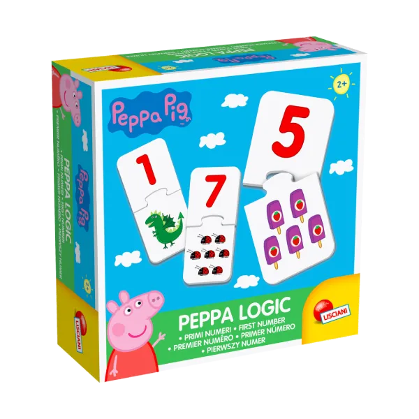 Lisciani Peppa Pig logika brojevi ili boje