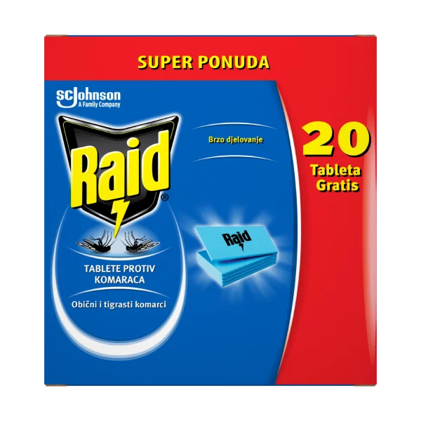 Raid® laminirane tablete za električni aparatić promo pack 60 kom