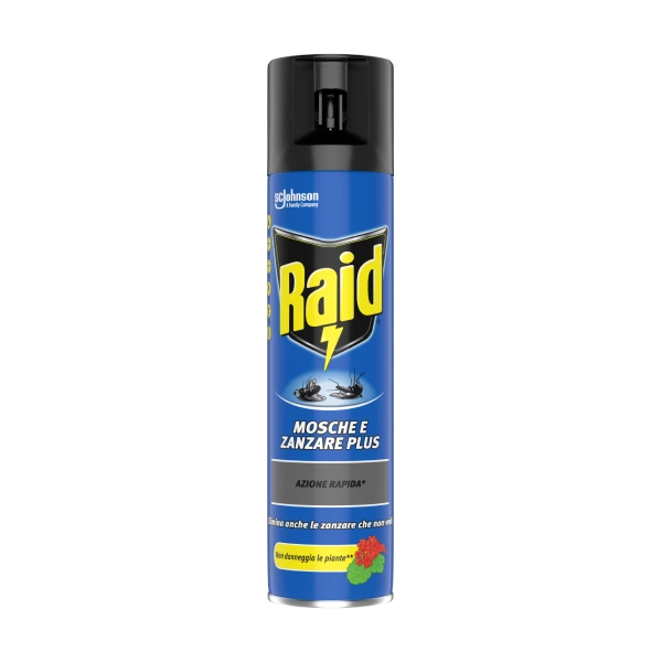 Raid® sprej protiv muha i komaraca 400 ml