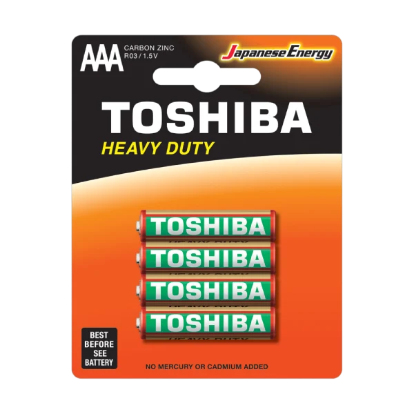 Toshiba Heavy Duty cink baterije R03 AAA 41