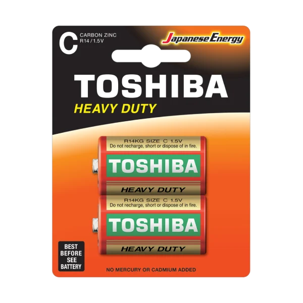 Toshiba Heavy Duty cink baterije R14 C 21