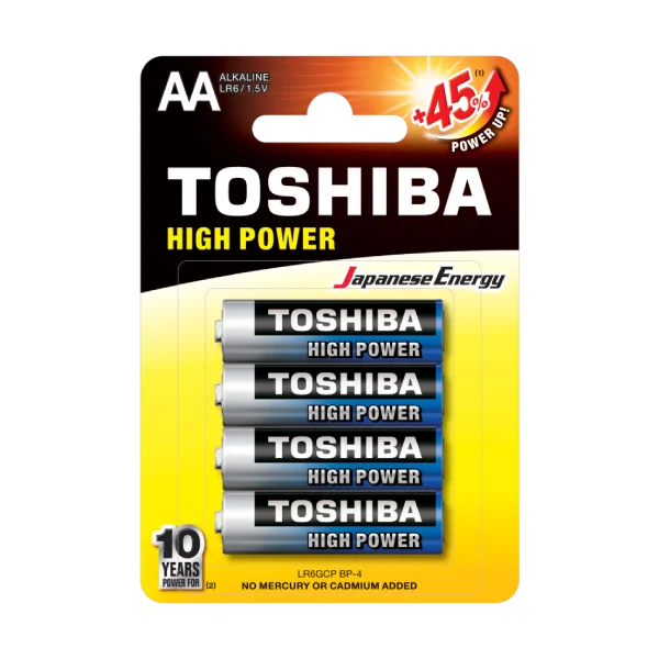 Toshiba Hight Power alkalne baterije LR06 AA 41