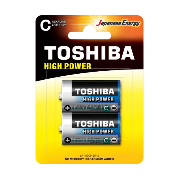 Toshiba Hight Power alkalne baterije LR14 C 21