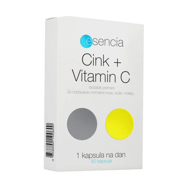 Esencia Cink + vitamin C 30 kapsula
