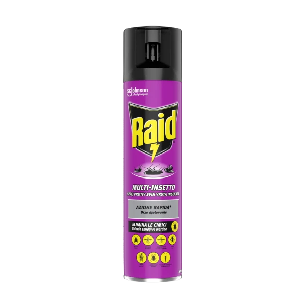 Raid® sprej protiv svih vrsta insekata