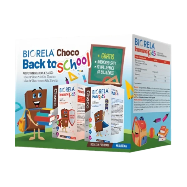 Biorela® Choco Back to School Promo pakiranje