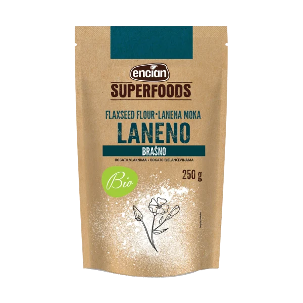 Encian Superfoods BIO laneno brašno 250 g