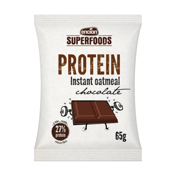 Encian Superfoods proteinska zobena kaša čokolada 65g
