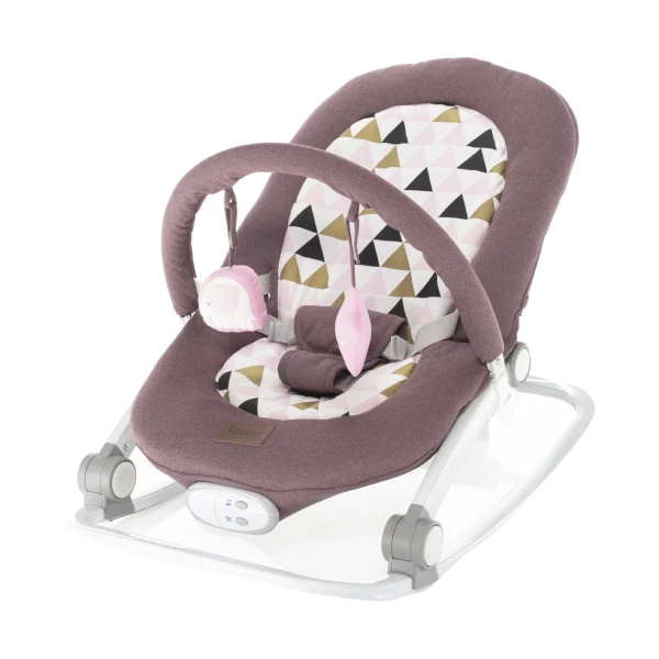 Zopa ležaljka za bebe Relax - pink triangles