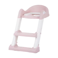 Chipolino sjedalica za WC s ljestvama Tippy roza