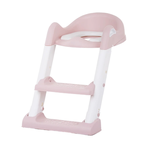 Chipolino sjedalica za WC s ljestvama Tippy roza