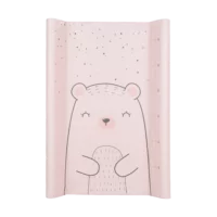 Kikka Boo mekana podloga za presvlačenje Bear with me 80x50cm roza