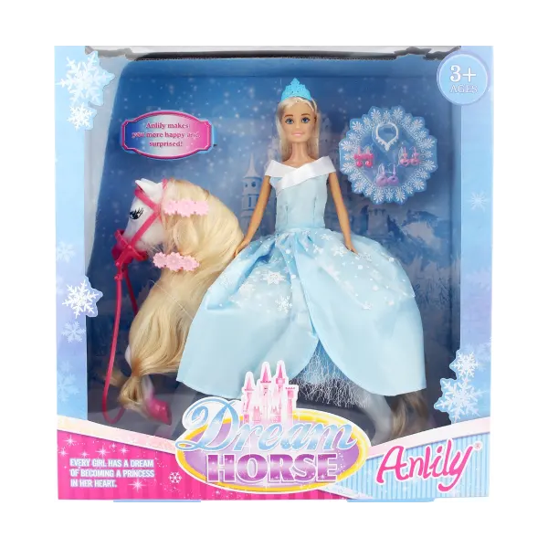 Masen Toys Anlily snježna princeza s konjem 1