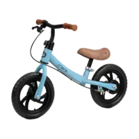 MoMi Breki balans bicikl s kočnicom plavi