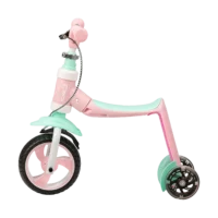 MoMi Elios balans bicikl & romobil roza