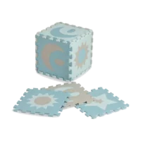 MoMi Nebe puzzle od pjene 90×90 cm plava