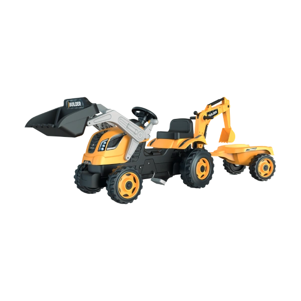 Smoby traktor bager na pedale Builder Max