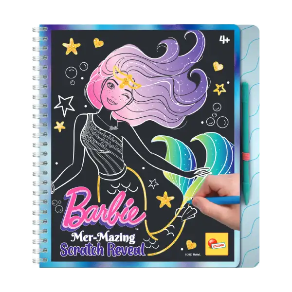 Lisciani Barbie knjiga strugalica Sirene