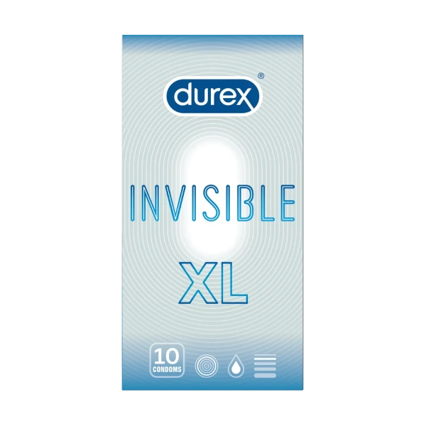 Durex Invisible XL prezervativi 10u1
