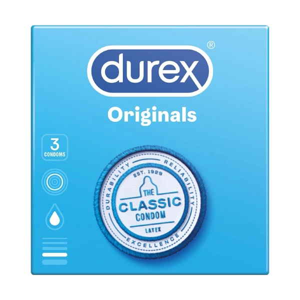 Durex Originals Classic prezervativi 3 kom